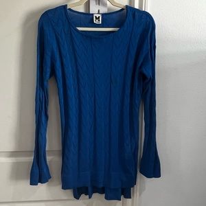 Vintage Missoni Cobalt Blue Tunic Sweater size 4